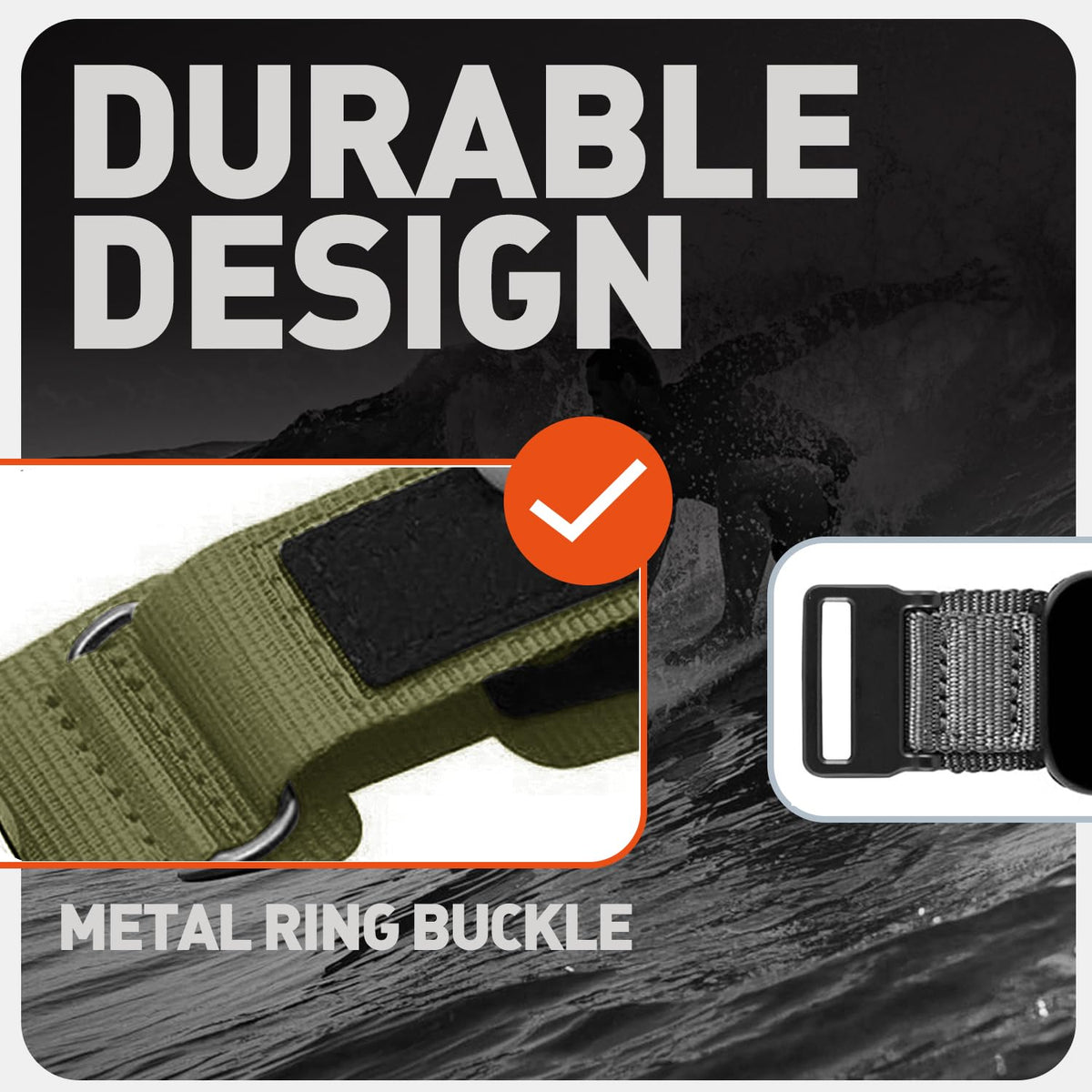 Nylon Woven Smartwatch Bands R590