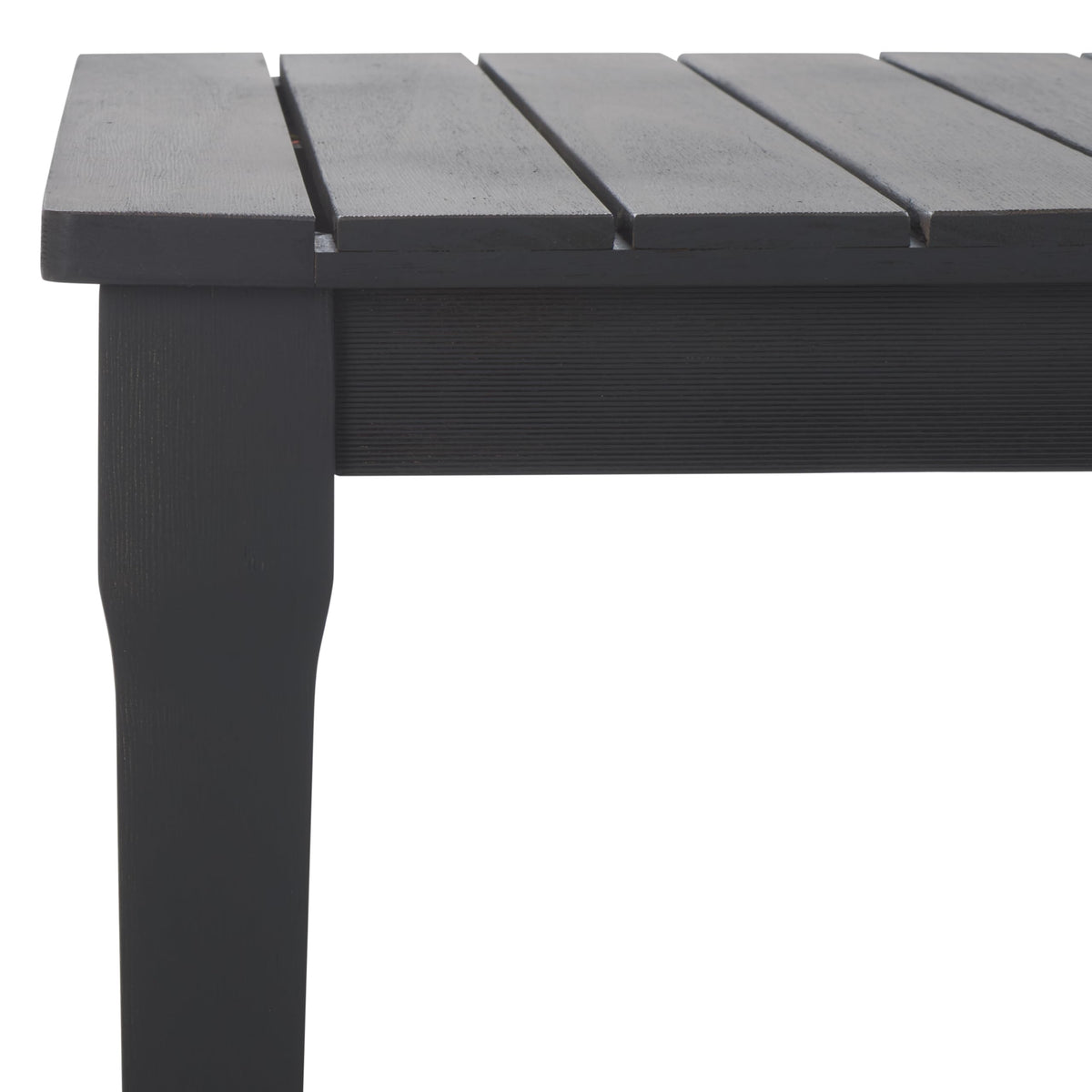 Black Solid Wood Coffee Table A2677