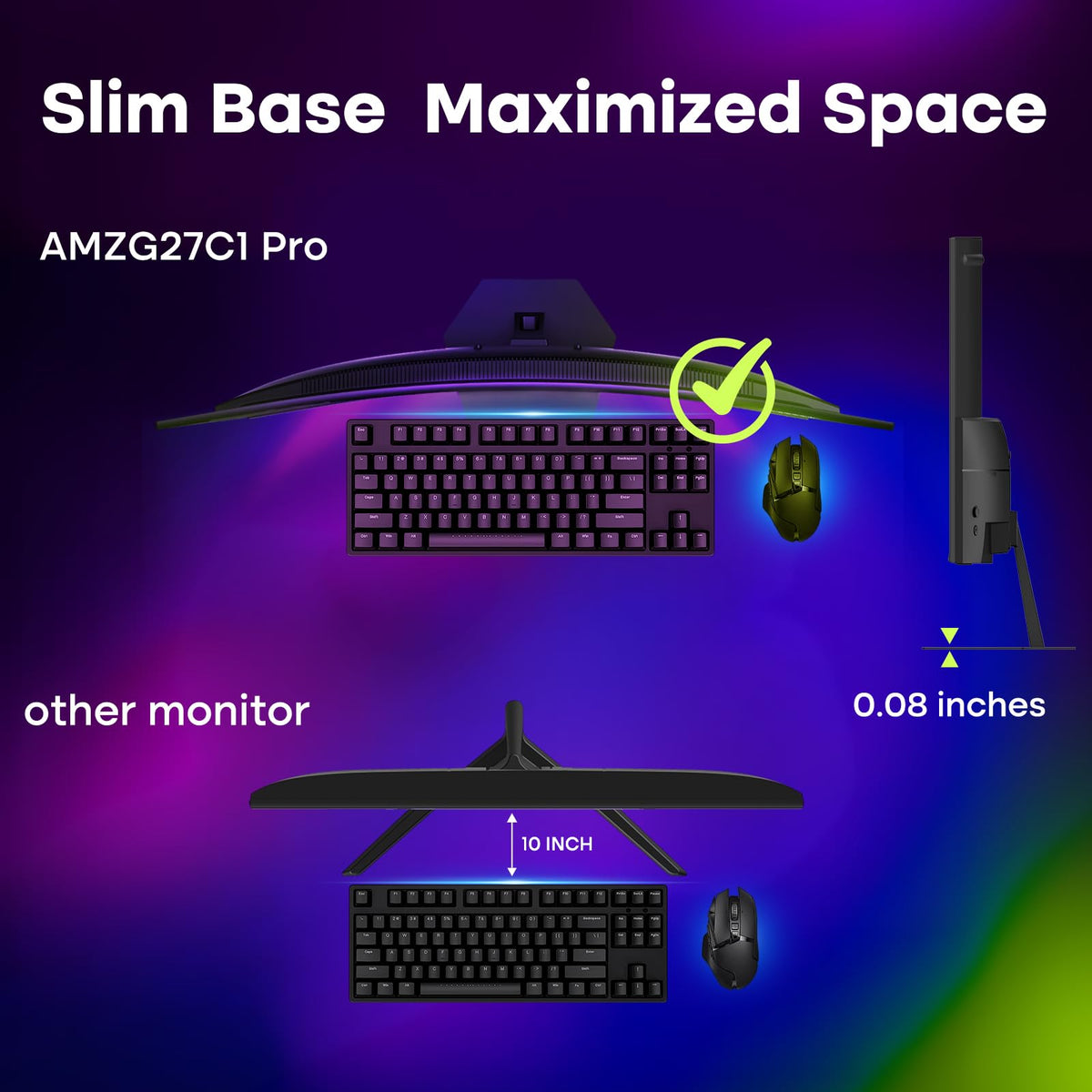 27 inch 240Hz Curved FHD 1080p Gaming Monitor D803