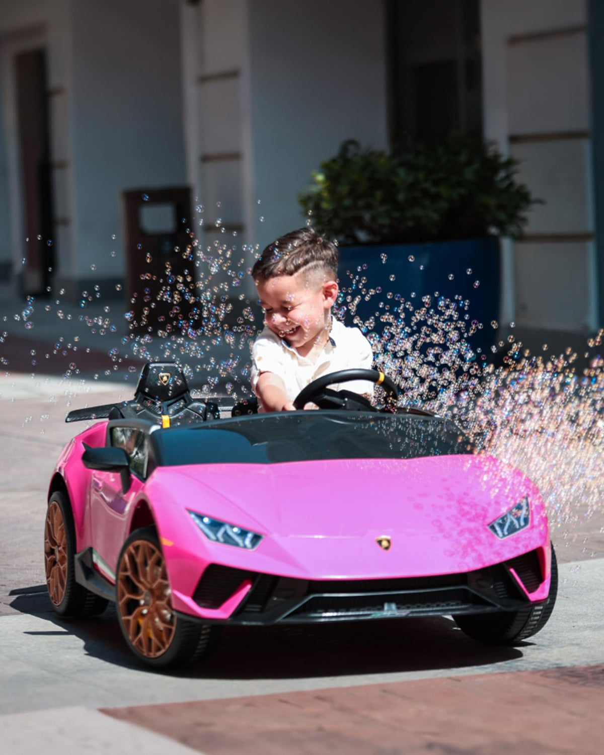 Pink 24V 2 Seater Kids Ride on Car G723
