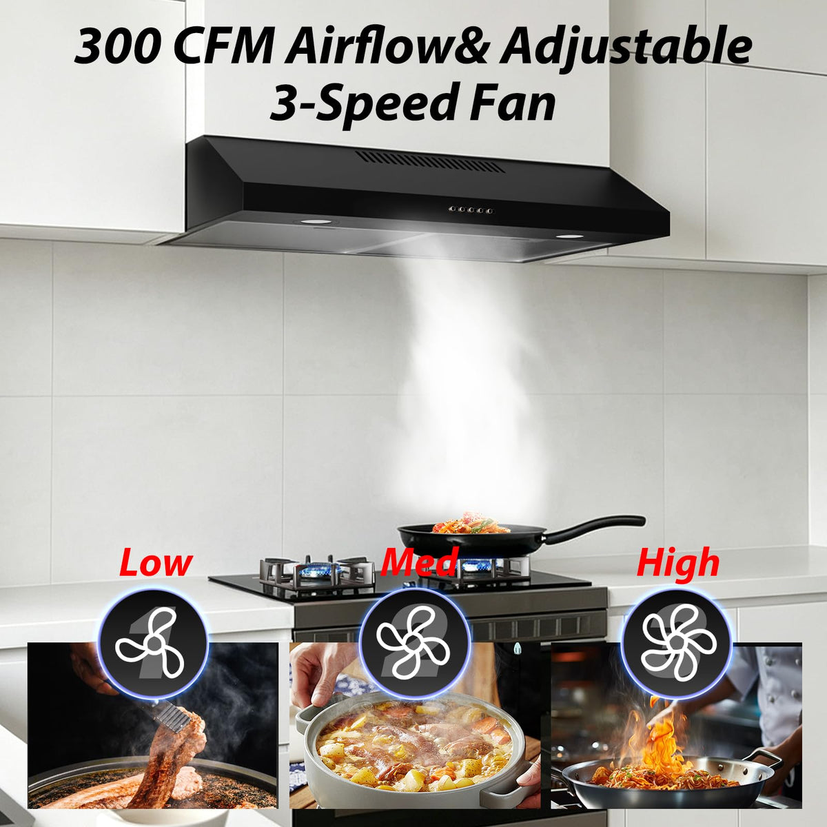 30 inch Under Cabinet Stainless Steel Range Hood O120668
