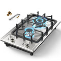 2 Burner Propane Gas Cooktop Stainless Steel L843