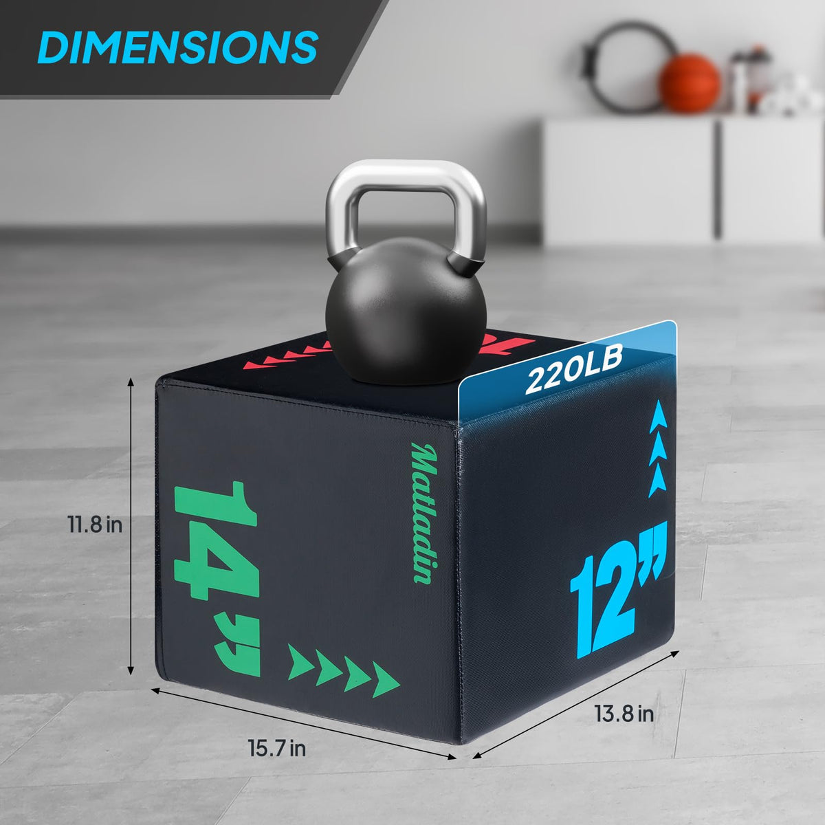 Heavy Foam 3 in 1 Plyo Box P17194