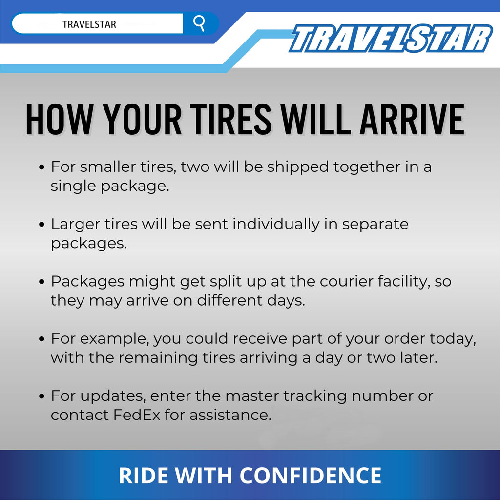 Set of 4 275/55R20 Tires J254123