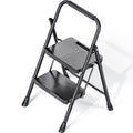 Folding 2 Step Ladder with Anti-Slip Pedals Z26561