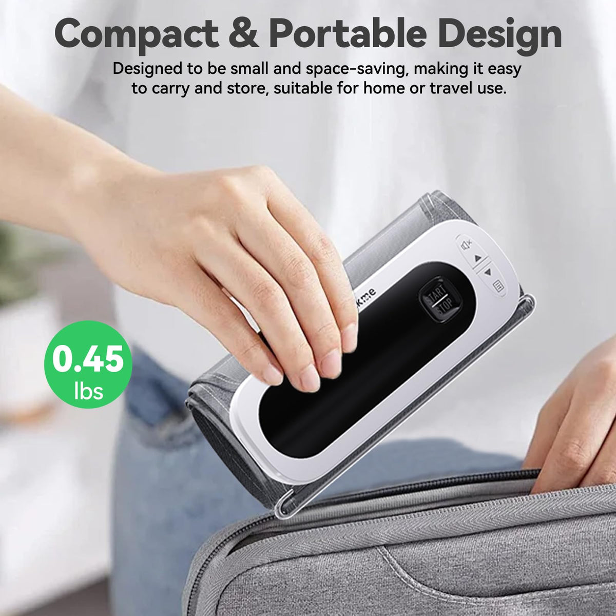 Rechargeable Automatic Upper Arm Blood Pressure Monitor T23874