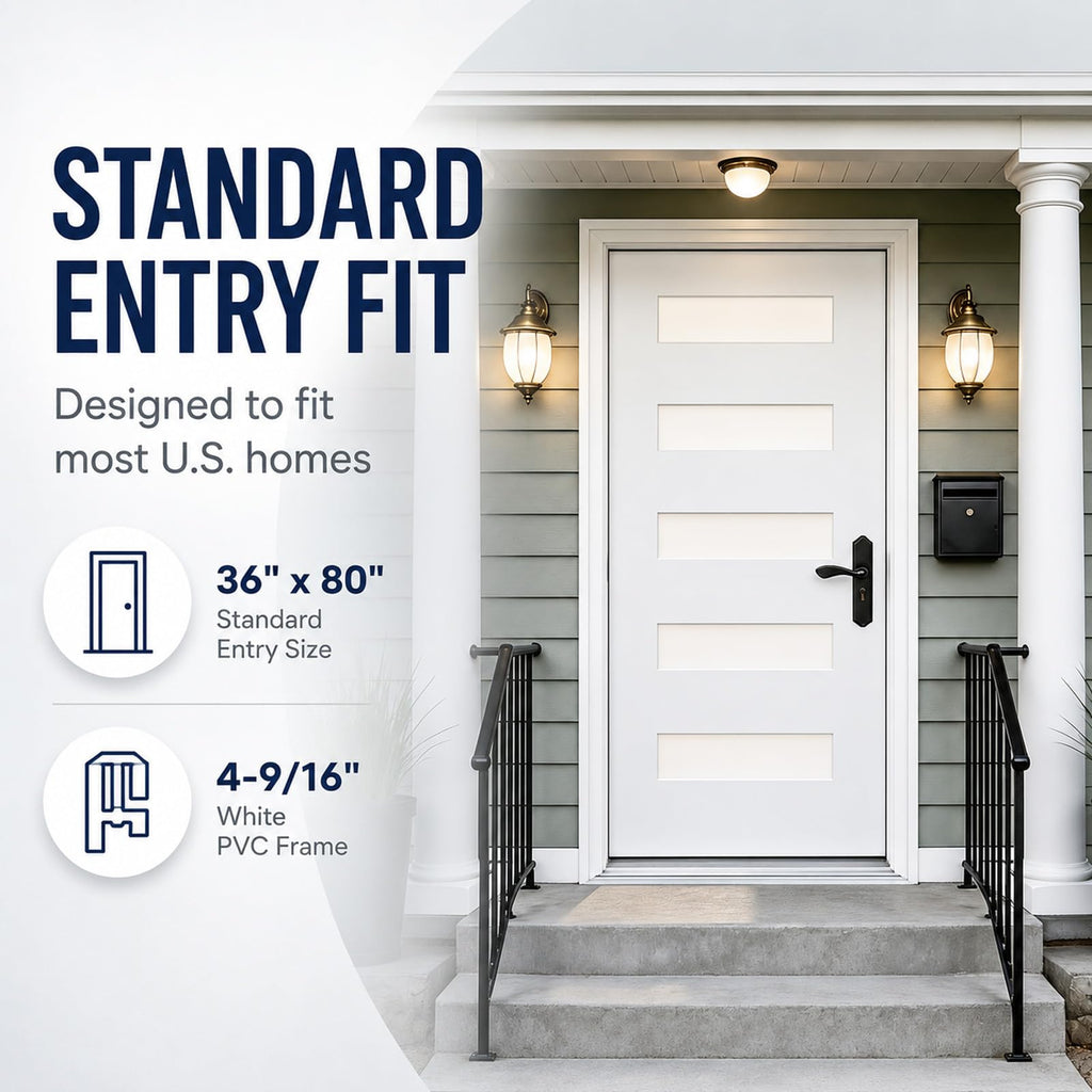 36"x80" Fiberglass Entry Door N13974