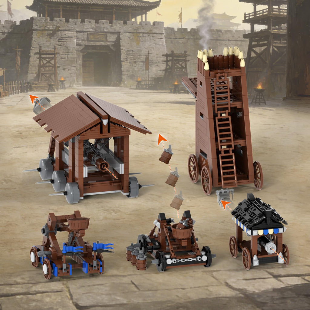 Medieval Castle Battle Building Block Set Y24326