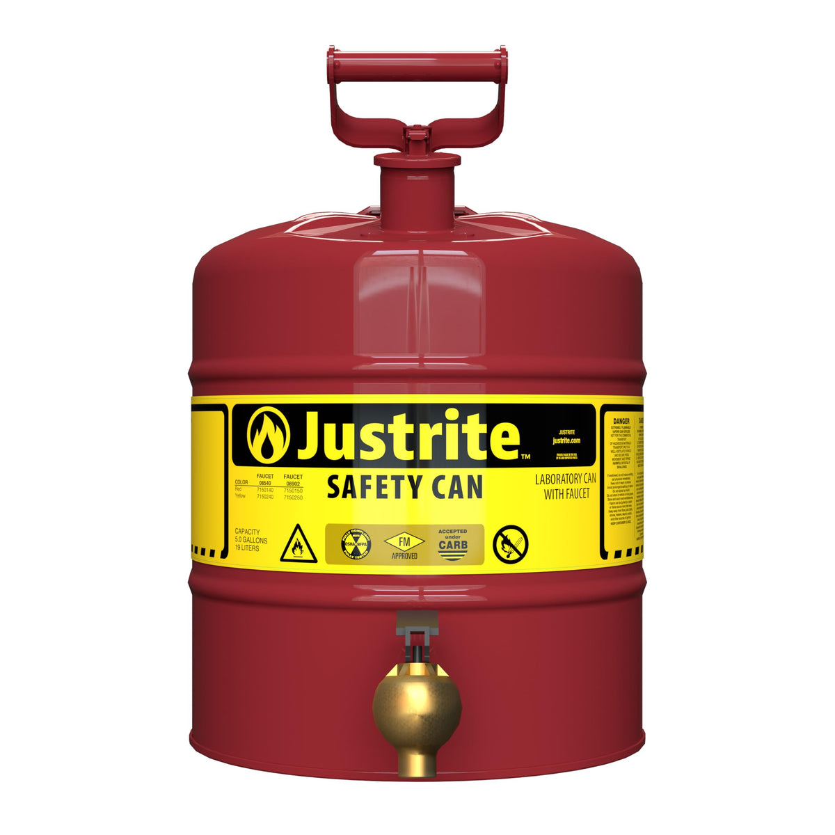 Galvanized Steel Laboratory Safety Can W1857