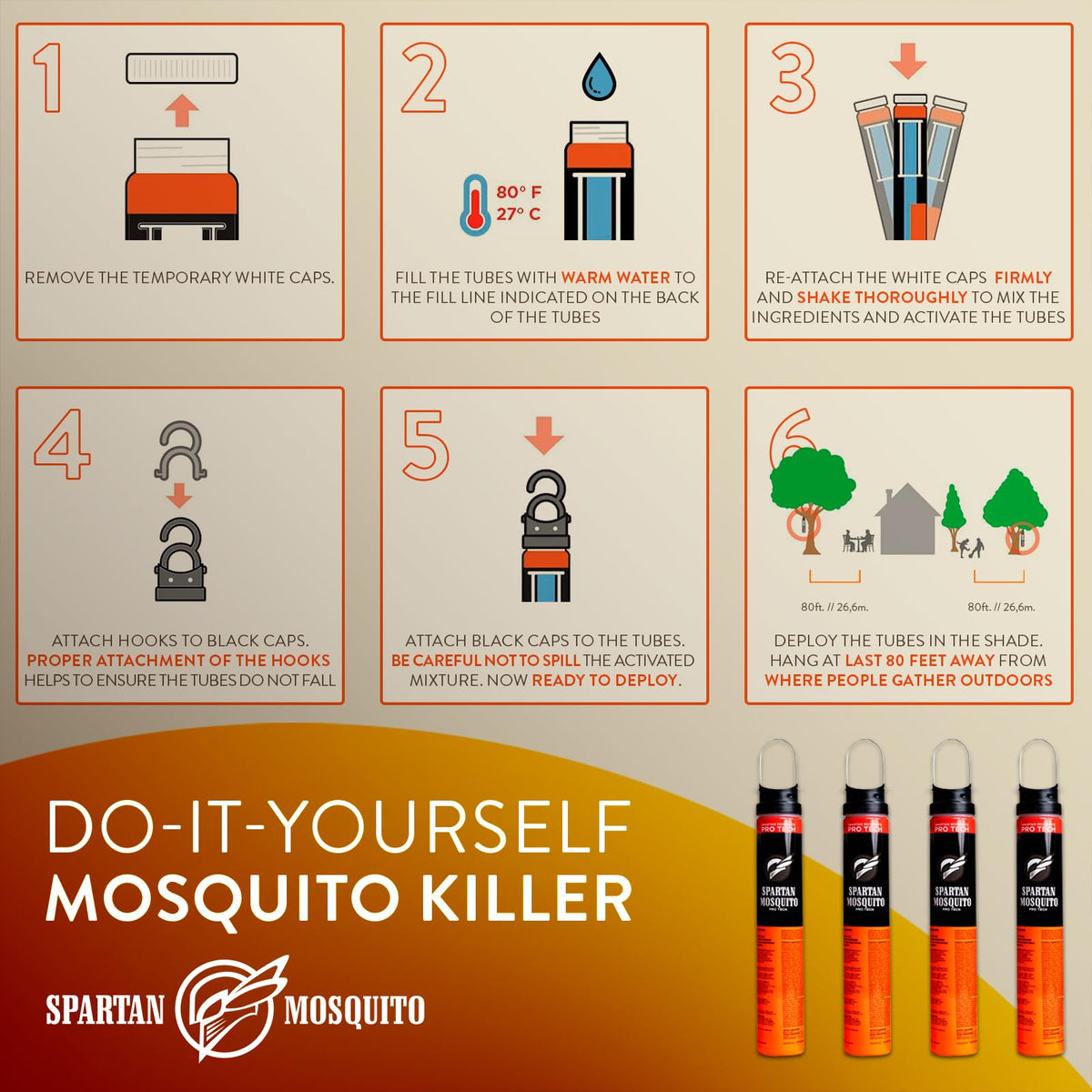 Mosquito Repellent 4 Tubes S2060