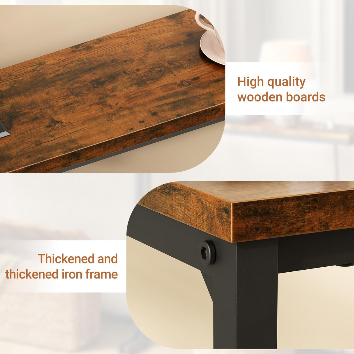 63 Inch Narrow Console Table with 2 Power Outlets O98606