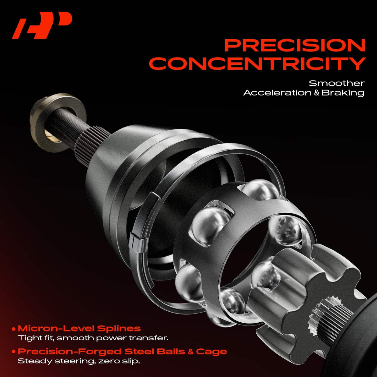 Front CV Axle Shaft Assembly U260