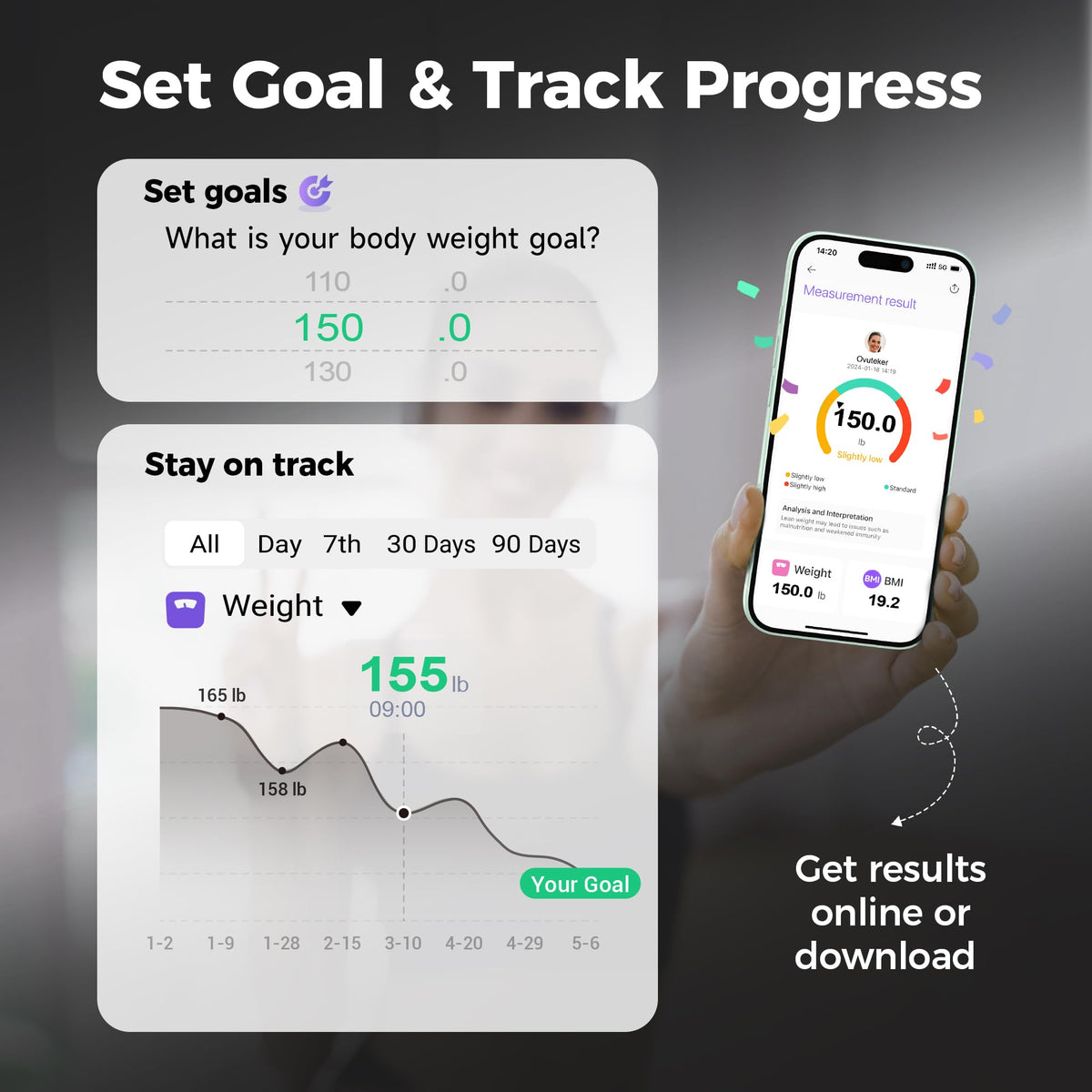 Smart Body Weight BMI Scale V60522