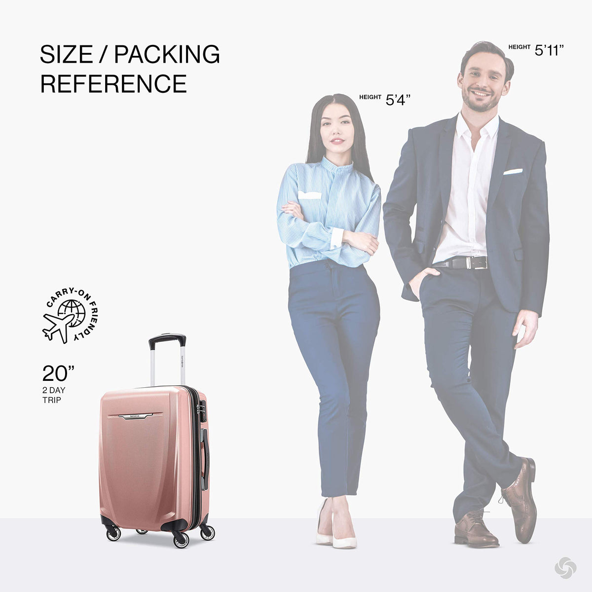 Hardside Carry-On 20-Inch Luggage with Spinners E31177