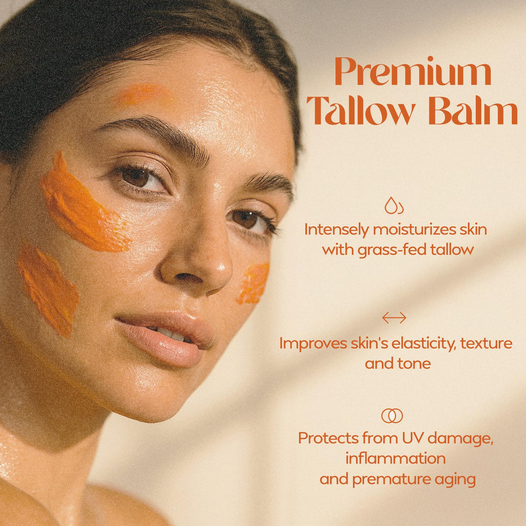 Tallow Face Balm with Cacay Oil, Frankincense & Astaxanthin 1 oz M14585