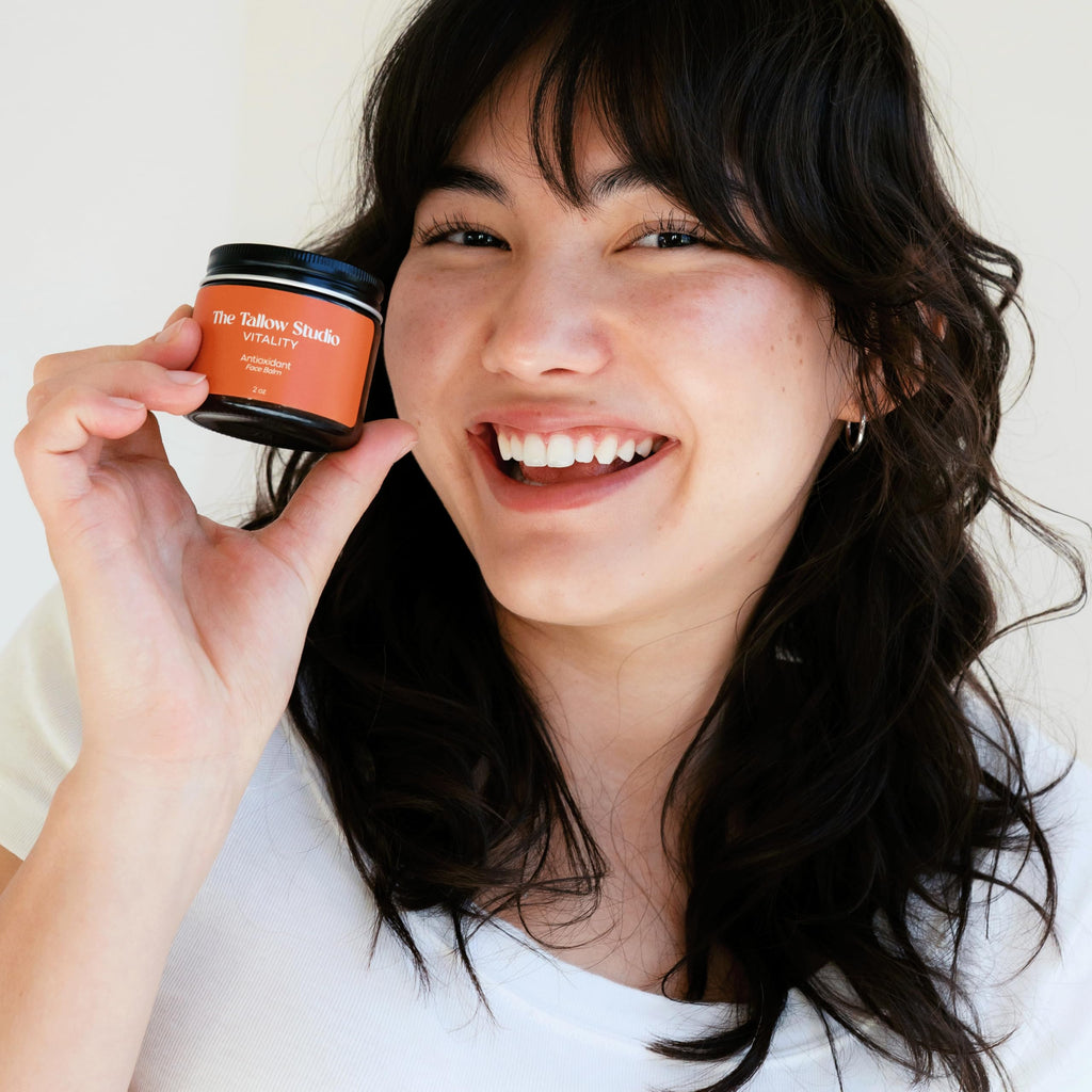 Tallow Face Balm with Cacay Oil, Frankincense & Astaxanthin 1 oz M14585