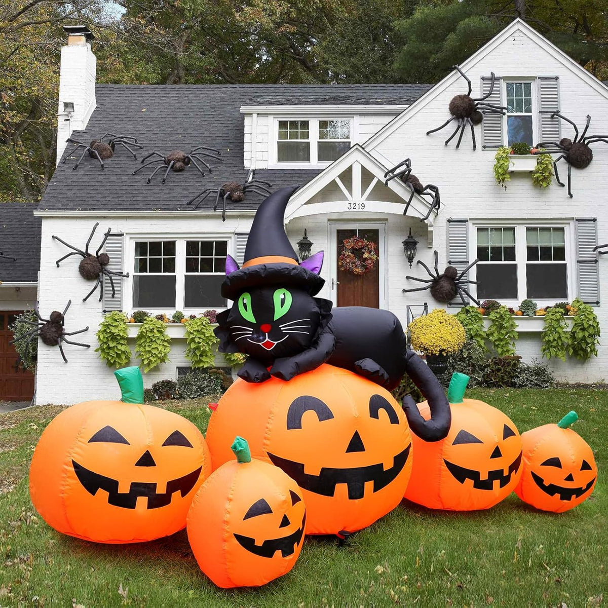 5FT Lighted Inflatable Pumpkin Outdoor Decoration T366