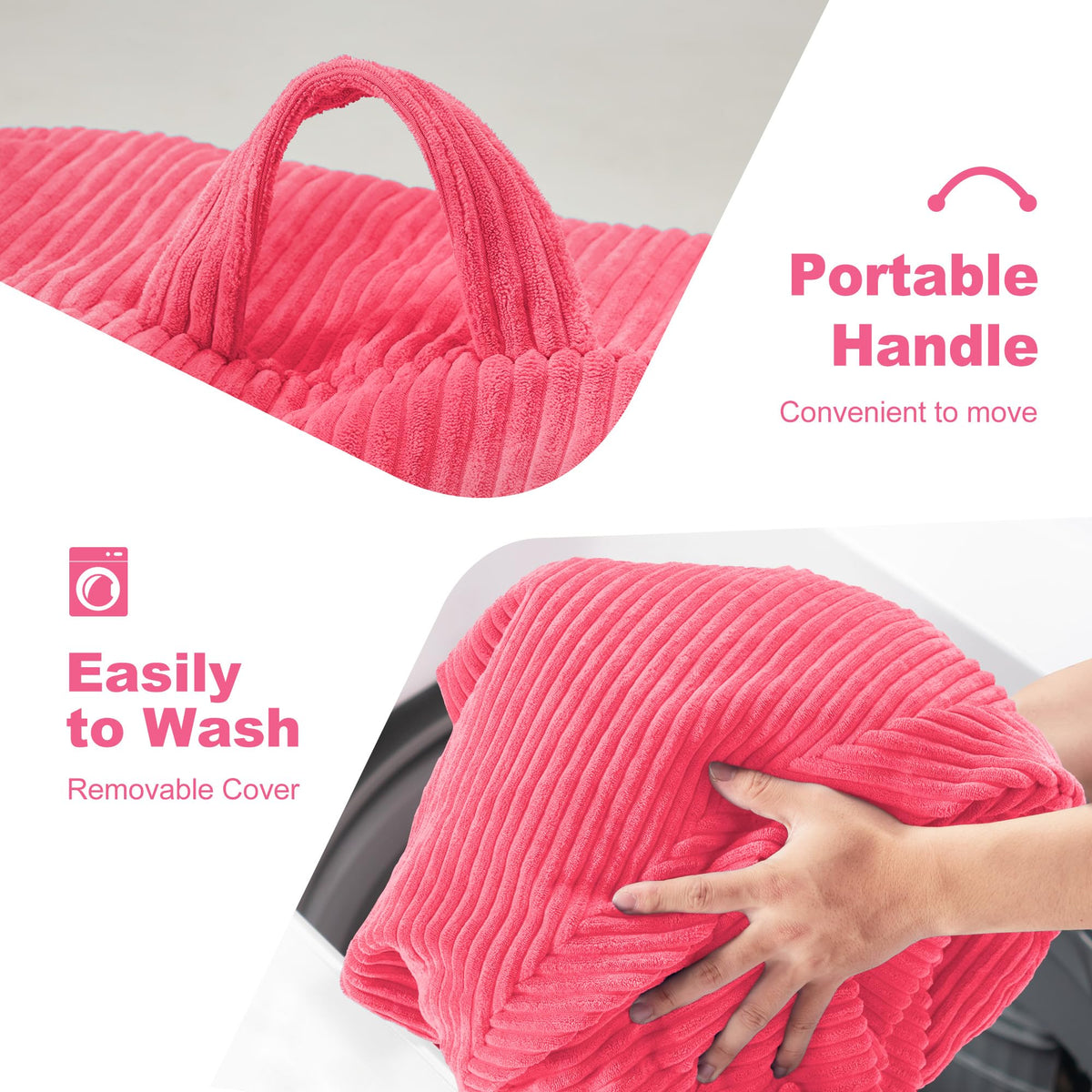 4FT Bean Bag Chair with Handle V751151