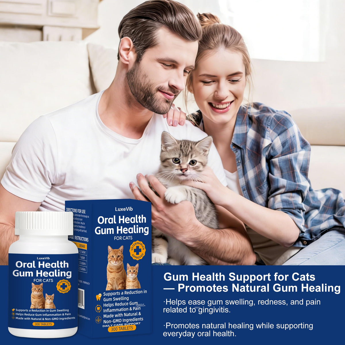 Natural Plant-Based Cat Oral Care W359