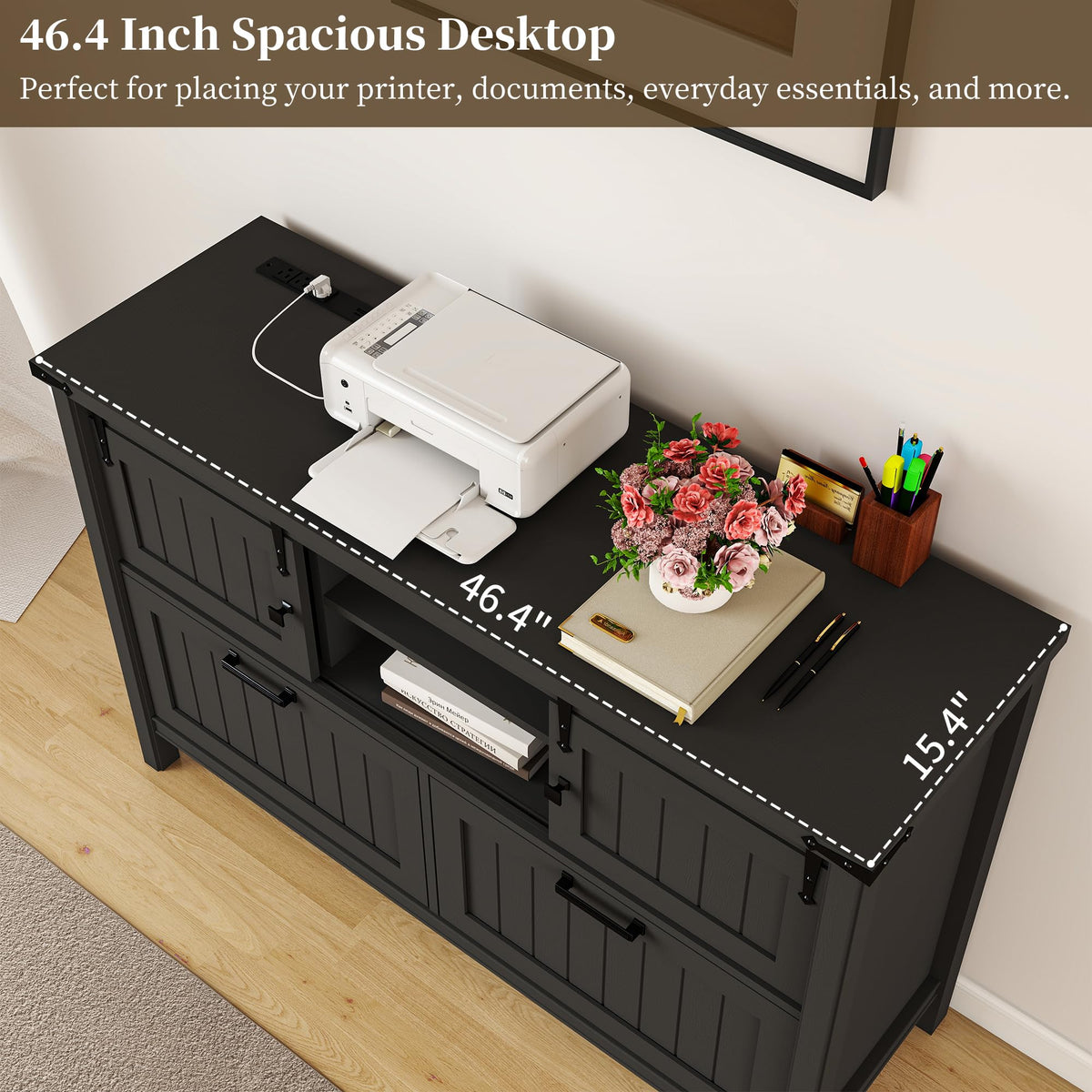 Lateral File Cabinet with Charging Station G918531