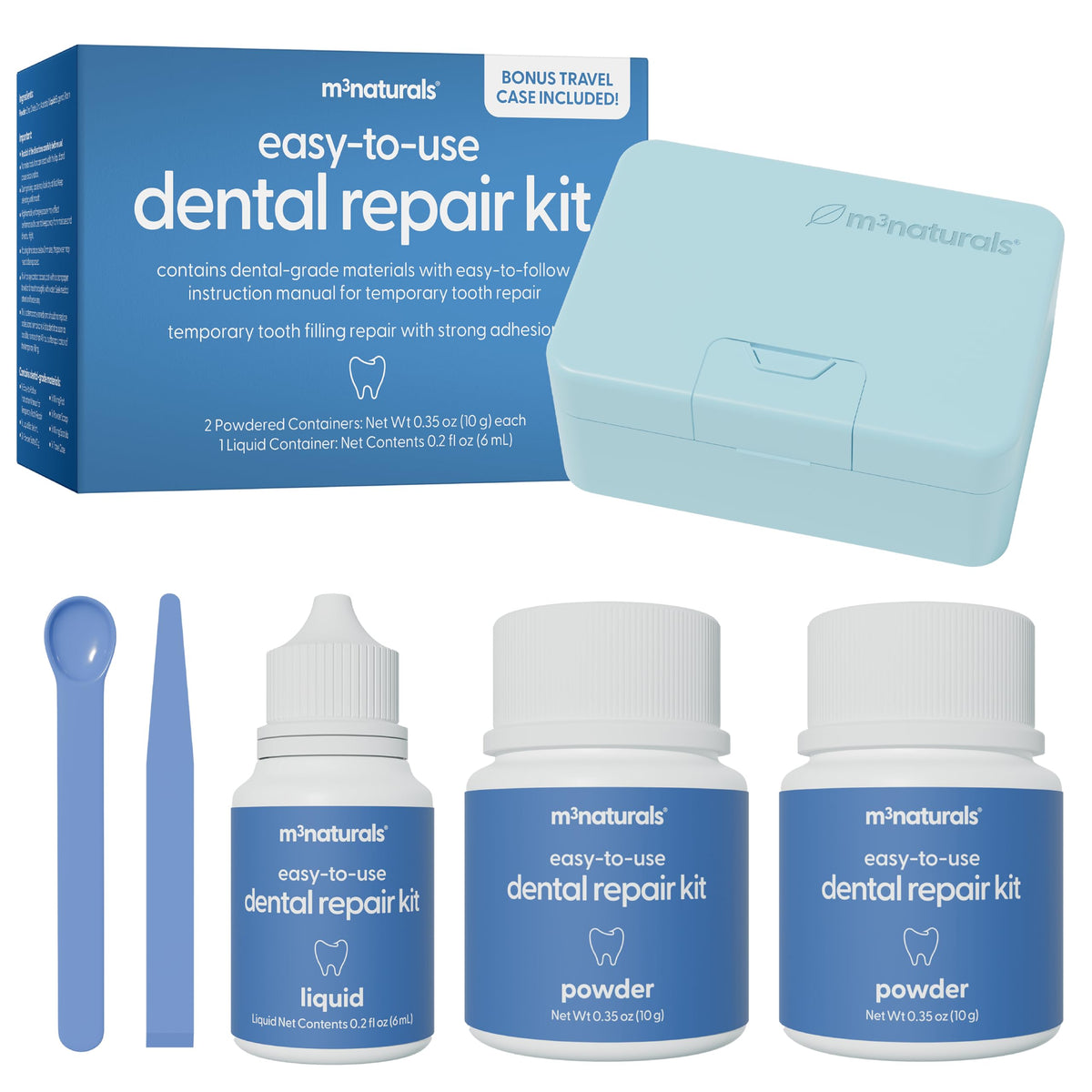Dental Repair Kit with Travel Case H3115