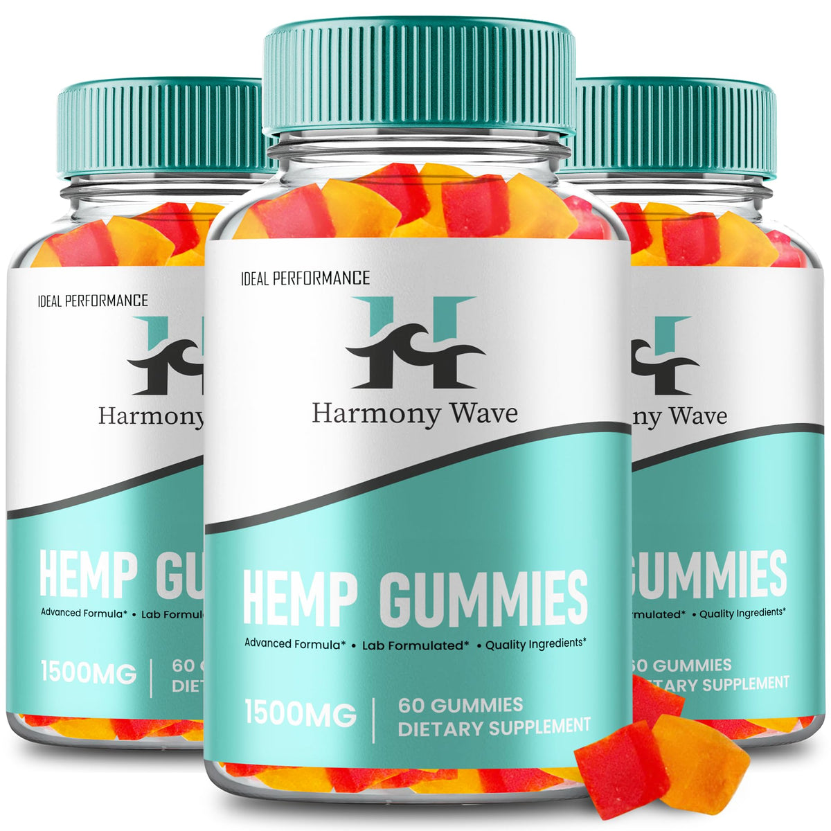 Hemp Gummies Maximum Strength All Natural 3 Pack I308