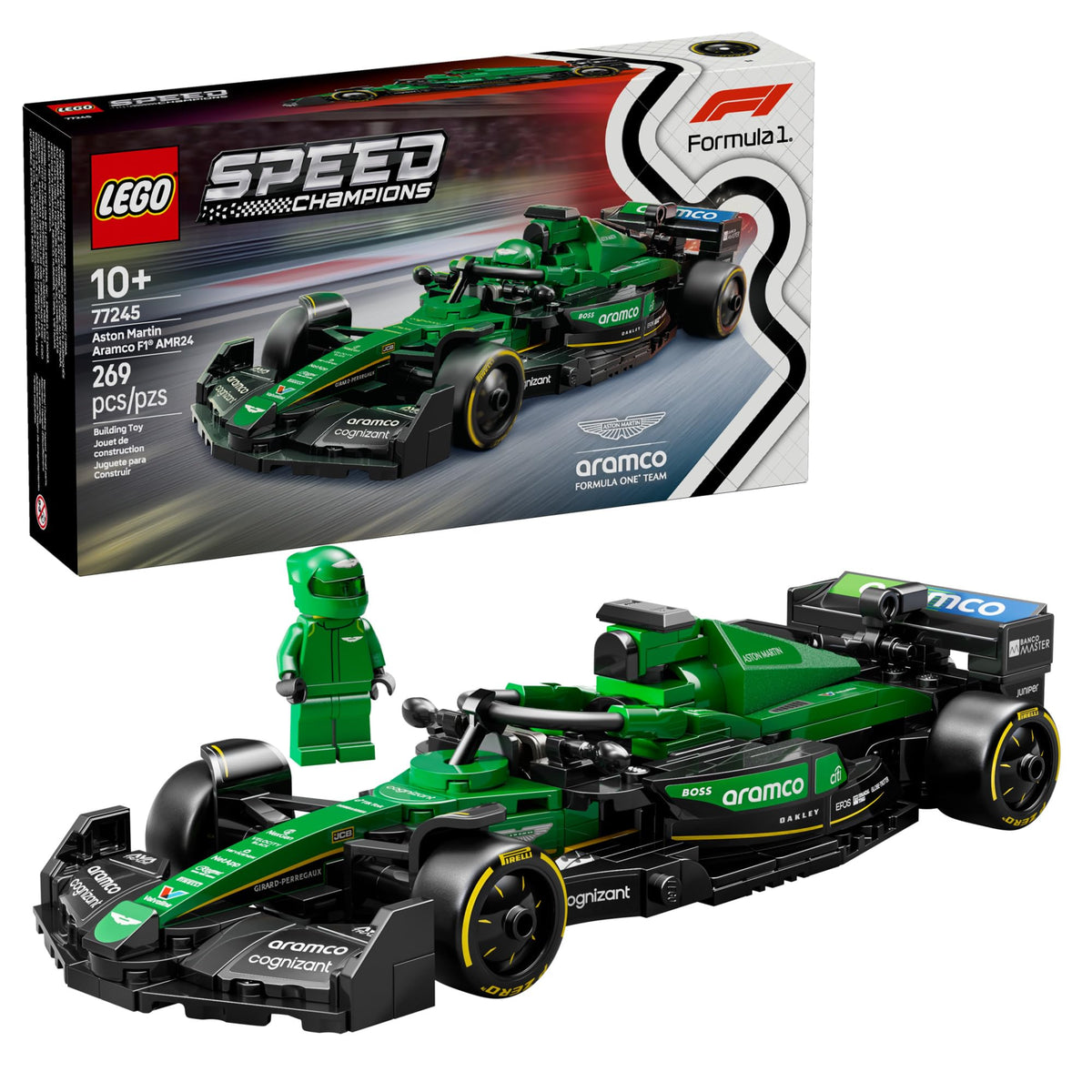 Aston Martin F1 Race Car Toy Building Set X994