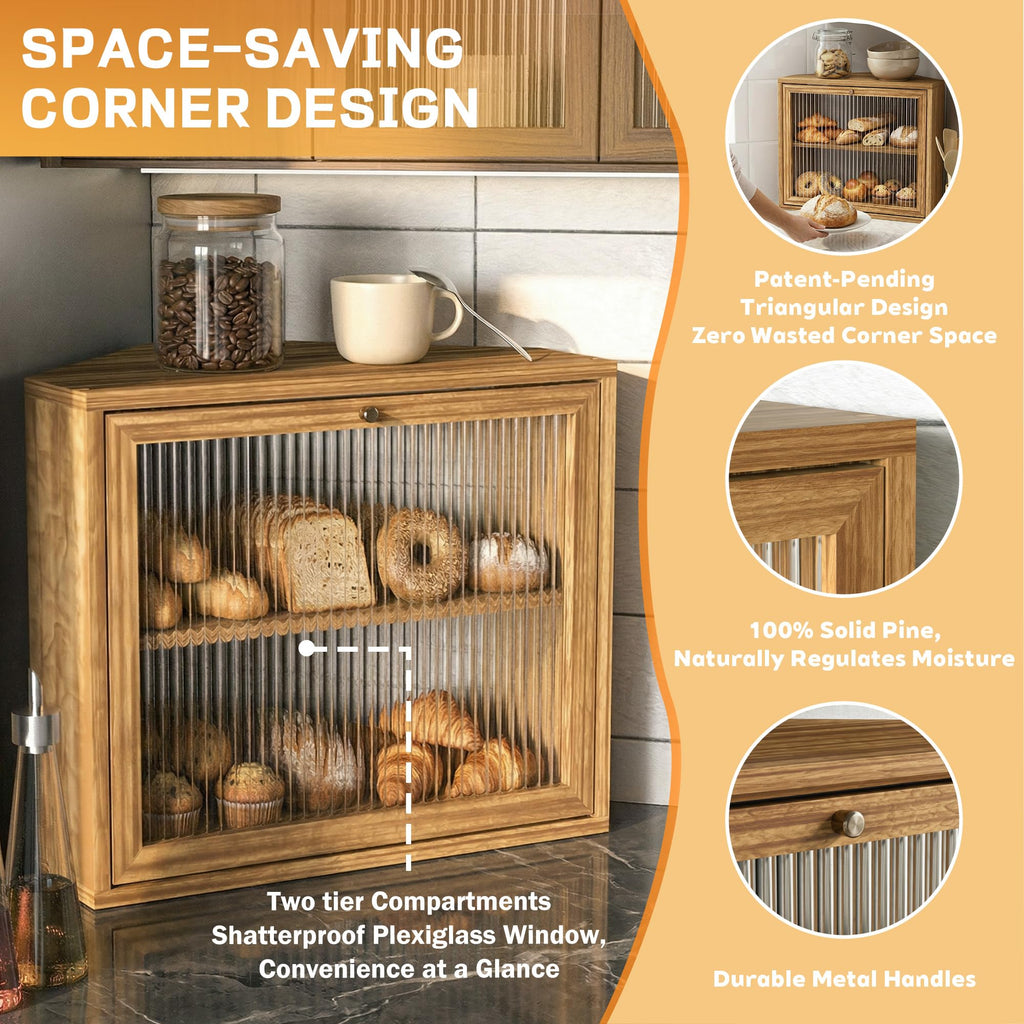 Double Layer Bread Box Q80045