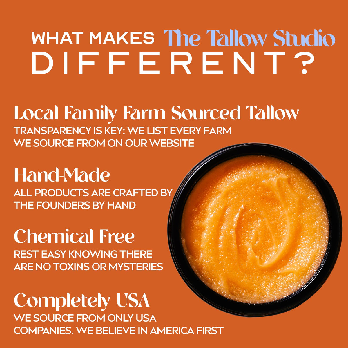 Tallow Face Balm with Cacay Oil, Frankincense & Astaxanthin 1 oz M14585