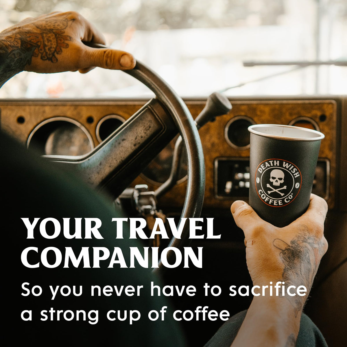 Instant Dark Roast Coffee Packets, 8 Count K89814