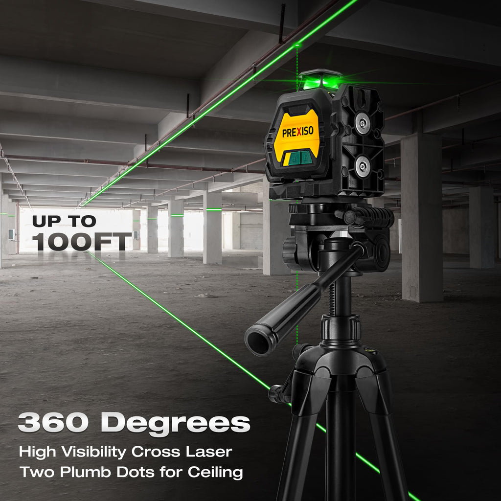 360 Laser Level with Tripod & 2 Plumb Dots X57307