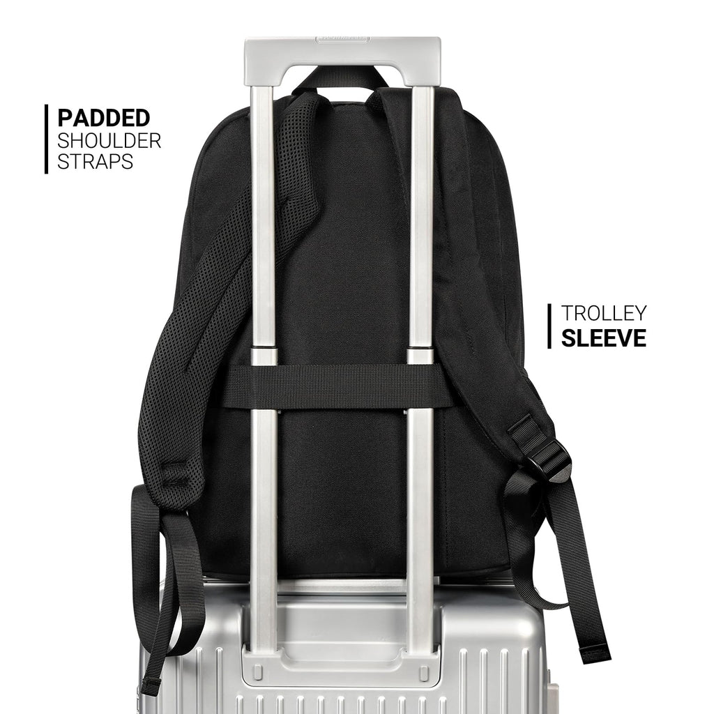 Black 26L Water Resistant Backpack S415166