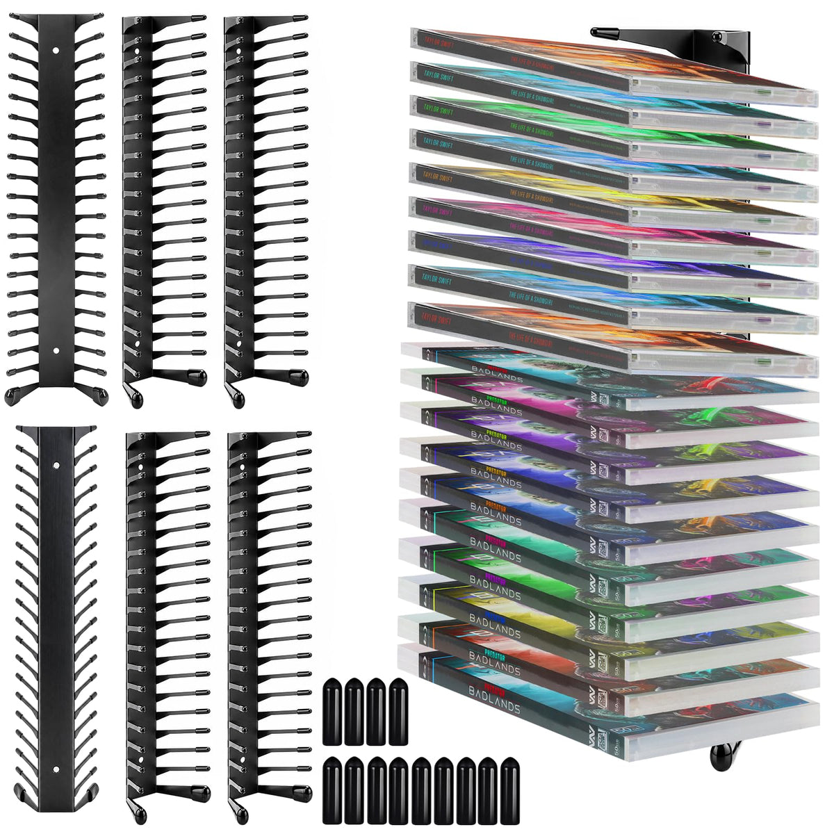 Anti-Drop CD Storage Shelf 6 Pack S49758
