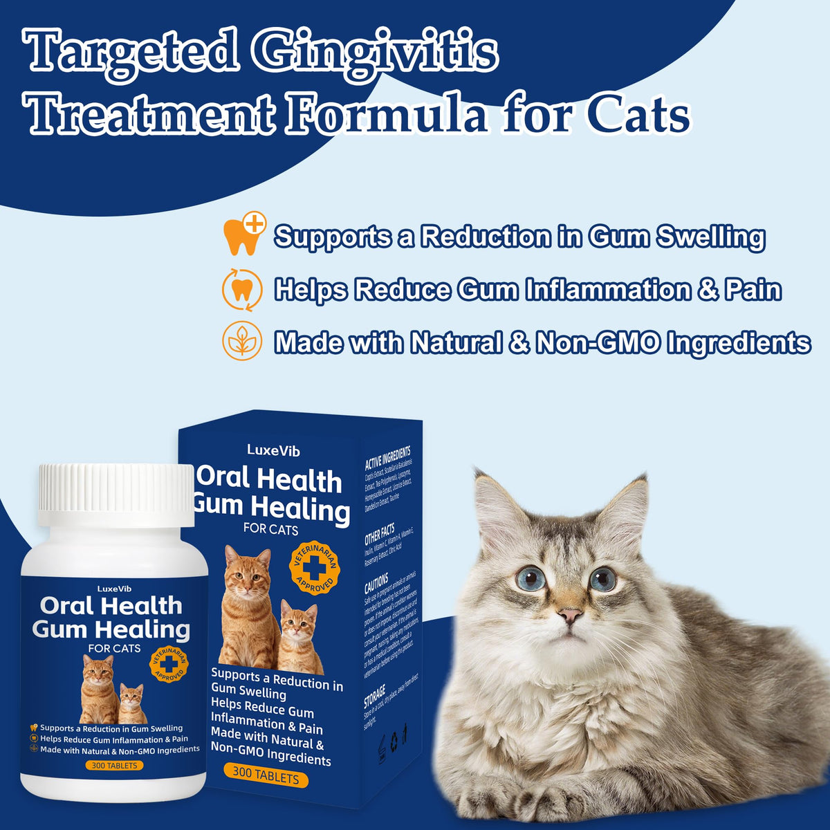 Natural Plant-Based Cat Oral Care W359
