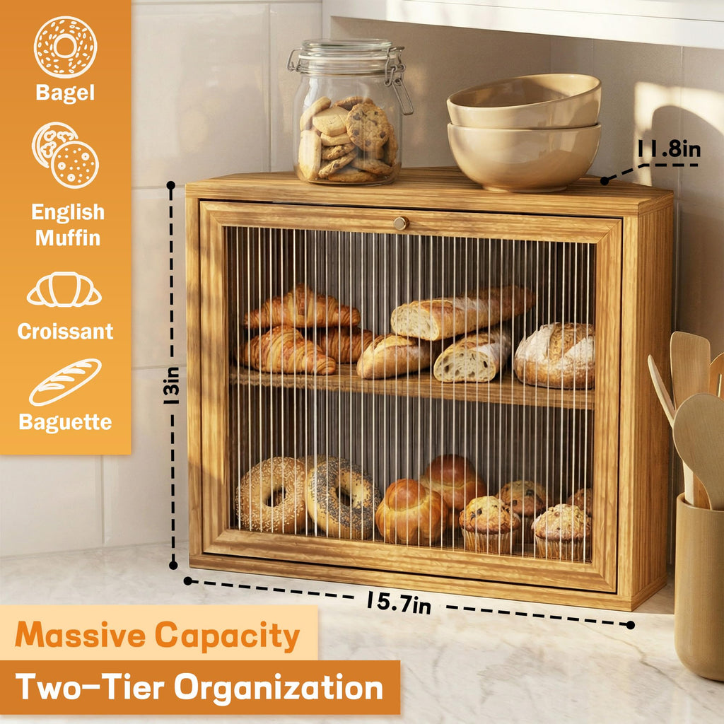 Double Layer Bread Box Q80045