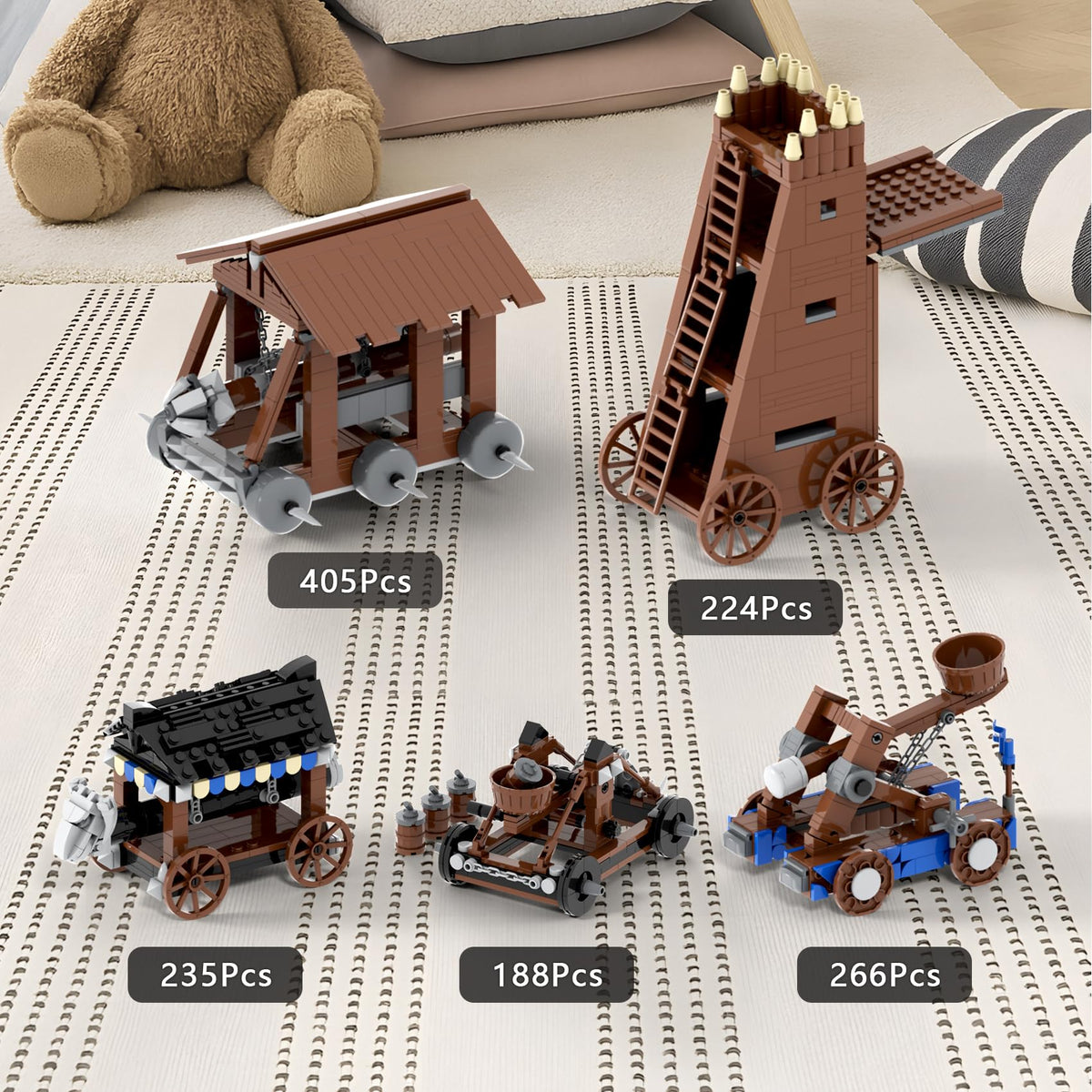 Medieval Castle Battle Building Block Set Y24326