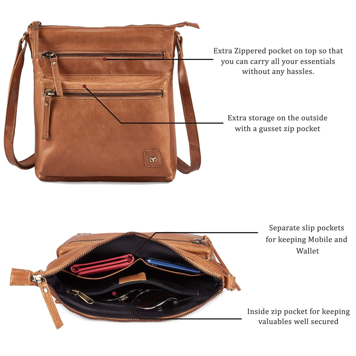 Small Leather Crossbody Bags Y61598