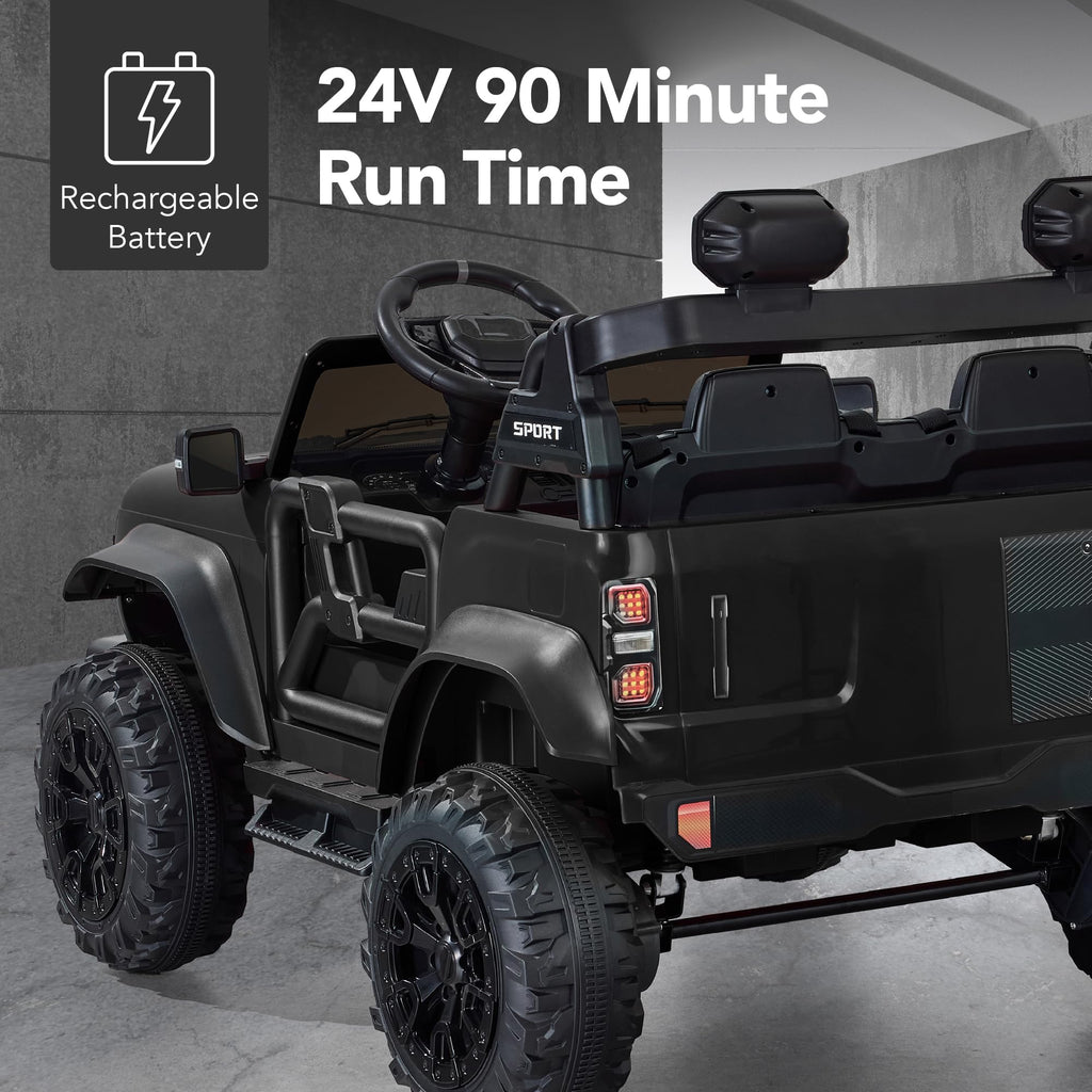 24V 2-Seater Electric Ride On Car Truck M870734