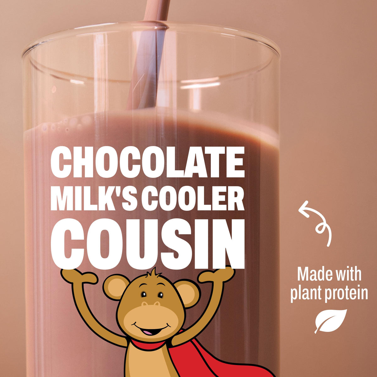 Organic Vegan Kids Protein Shakes Chocolate 8 Fl Oz 12 Pack X712760