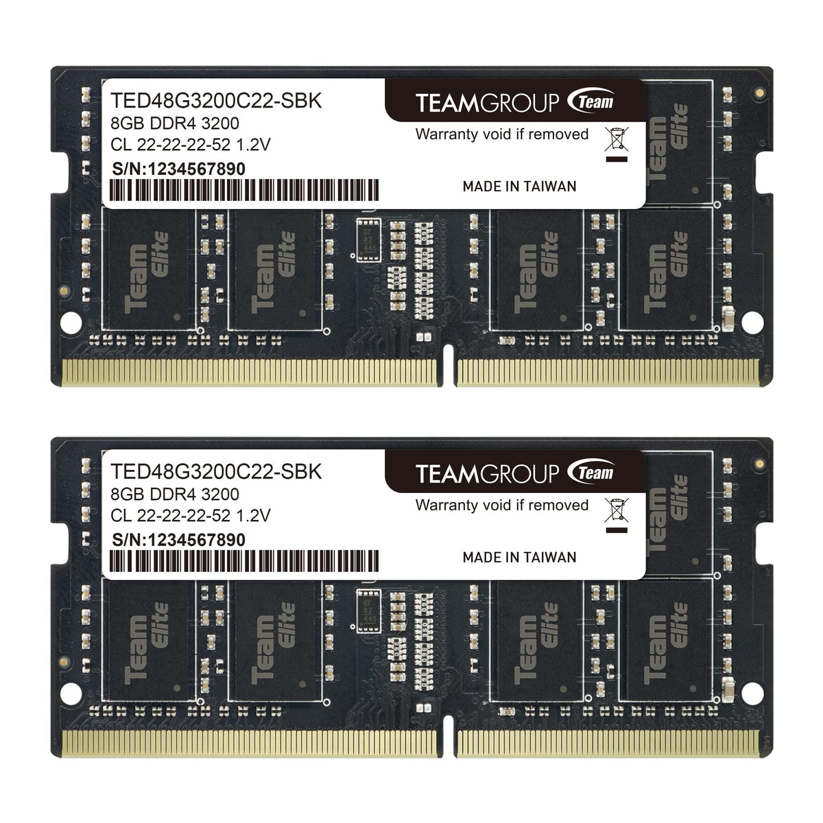 DDR4 16GB Kit 3200MHz SODIMM Laptop Memory H250876