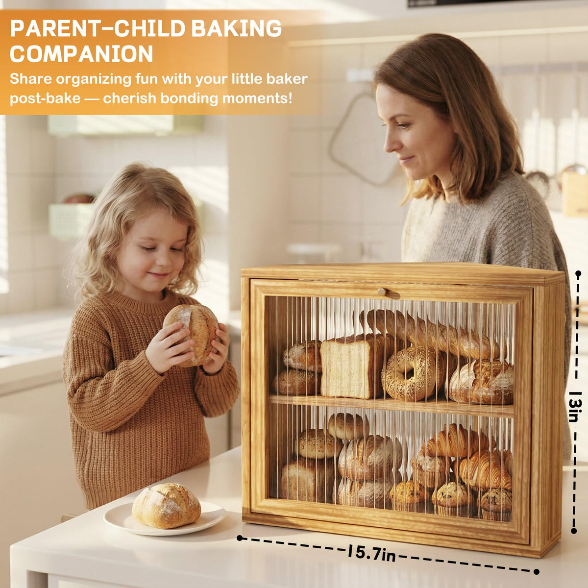 Double Layer Bread Box Q80045