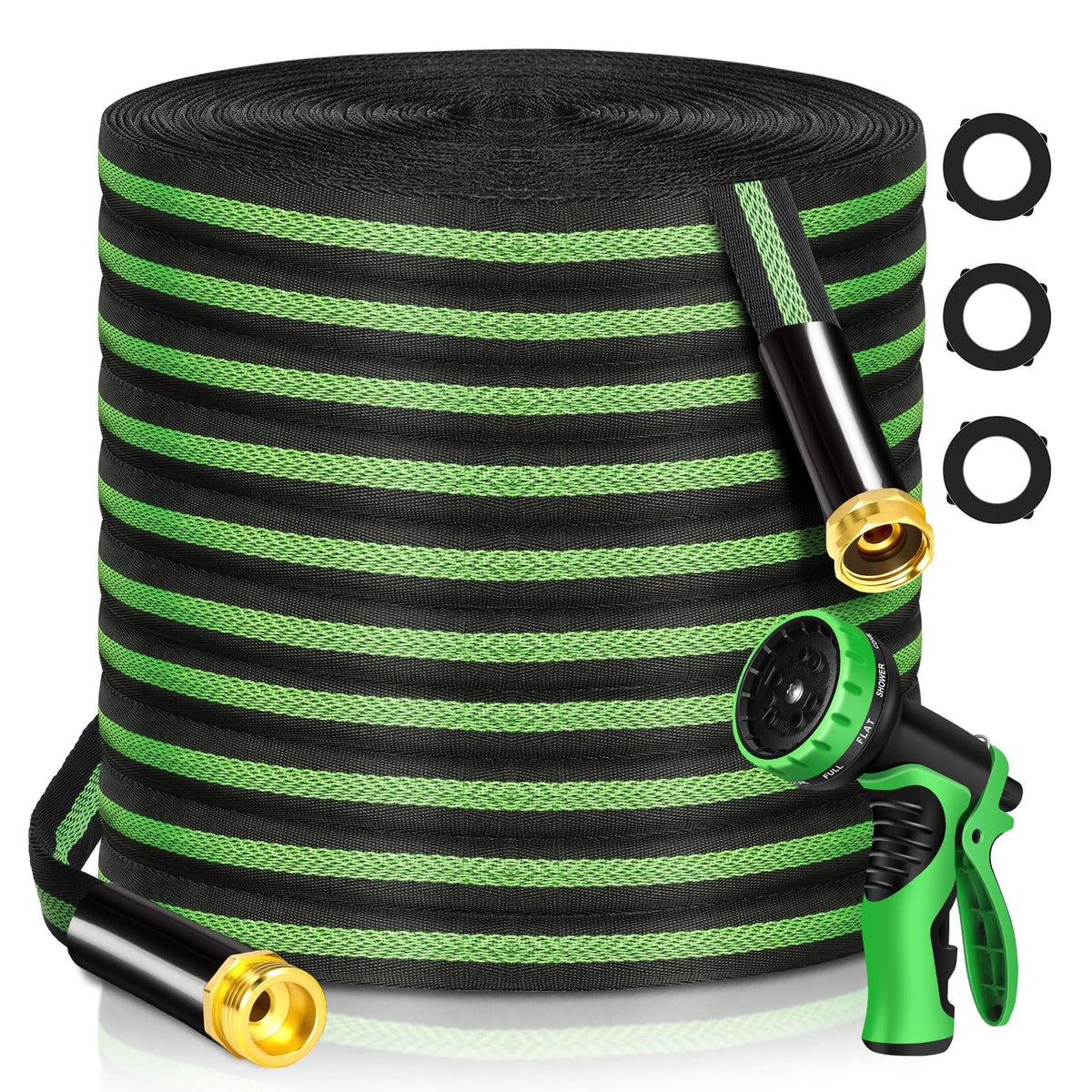 100 ft Flexible Non-Expanding Kink Free Garden Hose S632