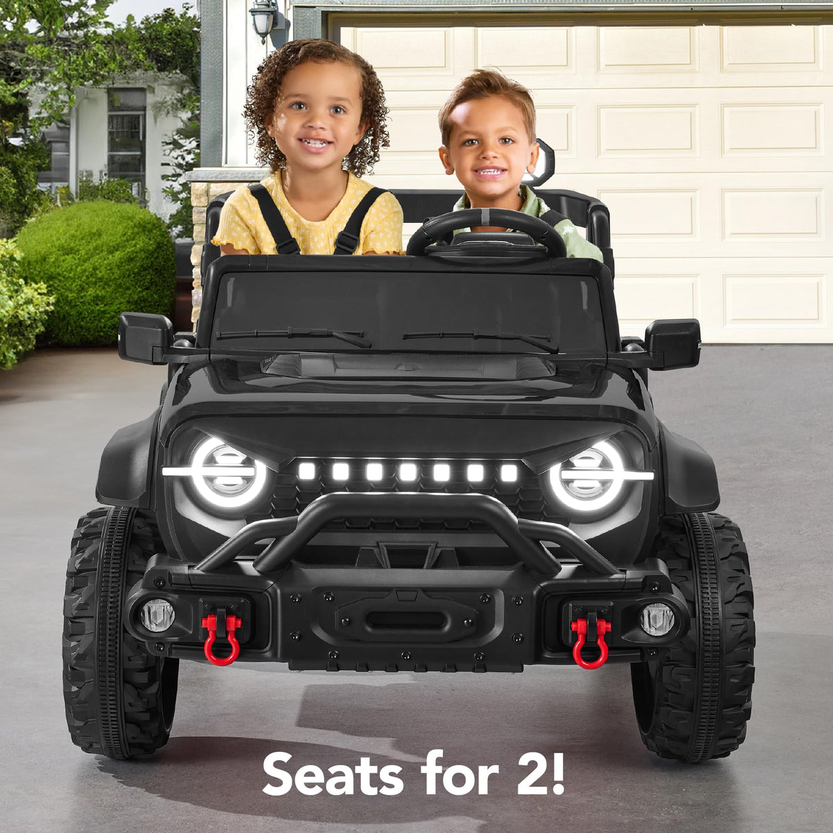 24V 2-Seater Electric Ride On Car Truck M870734
