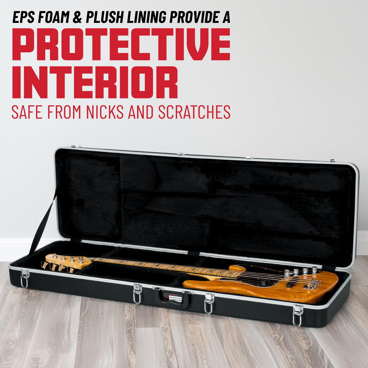 ABS Molded Guitar Case for Electric Bass Guitars M6907