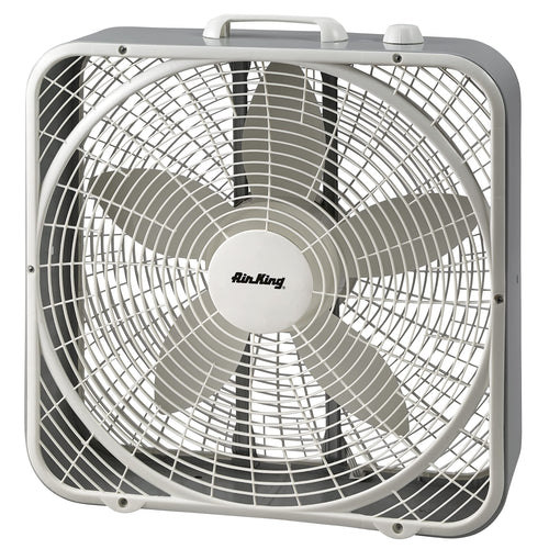 20-Inch 3-Speed Box Fan & 20x20x1 MERV 13 Pleated Air Filter 6 Pack P1216