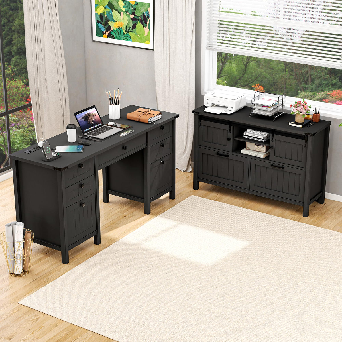Lateral File Cabinet with Charging Station G918531